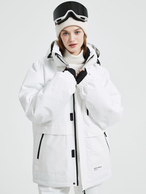 Korean Style Unisex Ski Suit – Windproof & Waterproof Couple’s Ski Jacket & Pants Set | Thermal Insulated Snowboarding Outfit For Men & Women_desvips.com