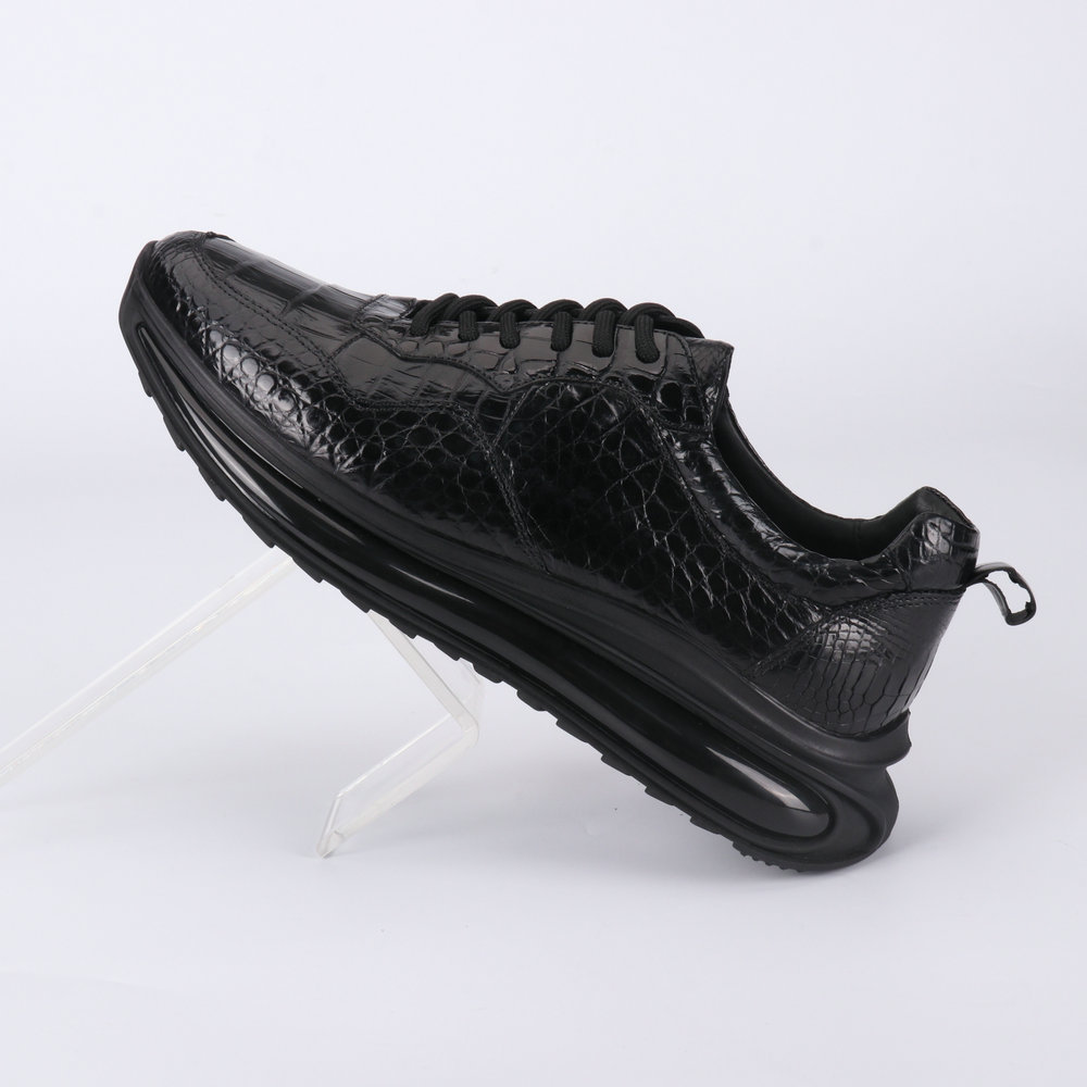 Unbeatable Quality Men's Crocodile Belly Sports Leisure Leather Shoes, Trendy And Versatile, Rubber Cushioned Sole, Men's Shoes_desvips.com