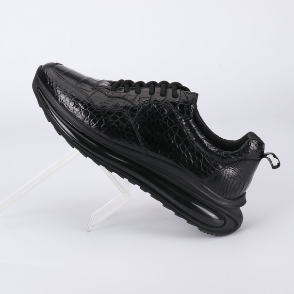 Unbeatable Quality Men's Crocodile Belly Sports Leisure Leather Shoes, Trendy And Versatile, Rubber Cushioned Sole, Men's Shoes_desvips.com