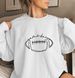 Ouma Thin Fleece Game Day Rugby Letter Print Long Sleeve Sweatshirt Loose Fit Autumn Winter Base Layer_desvips.com