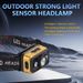 Outdoor Adventure Night Fishing Sensor Light Strong Battery Life COB High Brightness Camping Lighting Headlamp_desvips.com