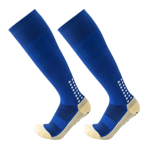 Football Socks Autumn/Winter Professional Men's Soccer Socks, Thigh Top With Glue, Sweat Absorbing, High Cut Sports Socks, Towel Soled, Non Slip Socks_desvips.com