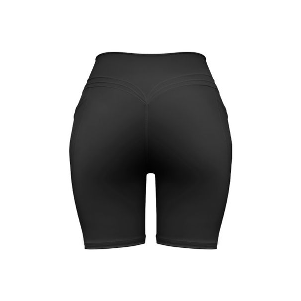 Yoga Shorts Seamless Anti-Embarrassment Butt-Lifting Tummy Control High-Waist Outdoor Fitness Peach Butt Bare Sensation_desvips.com