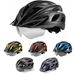 ROCKBROS Bicycle Helmet, a protective helmet for teenagers and adults, with a visor_desvips.com