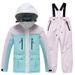 NOKO-Children's Ski Suit Sets For Boys And Girls: Waterproof, Warm, Thickened Snowboard Ski Suit For Winter Outdoors_desvips.com