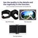 Fashionable and versatile spherical ski goggles, double layered anti fog outdoor ski goggles for men and women_desvips.com