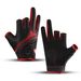 Vilico Outdoor Sports Autumn Wintr Nw Anti-Slip Thr-Fingr War-Rsistant Cut-Rsistant Lur Fishing Glovs_desvips.com