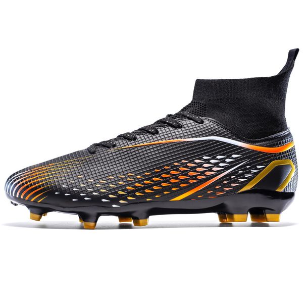 High-top Soccer Shoes With Spikes, Genuine Long Spike Non-slip Adult And Children's Sports Men's Professional Training_desvips.com