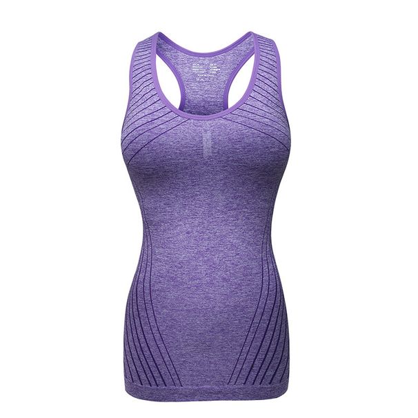 Summer Fitness Running Outdoor Yoga Vest Women's Moisture Absorbing And Sweat Wicking Quick Drying Shockproof Long_desvips.com