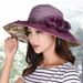 Women's Summer Hat Sun UV Protection, Organza Wide Brim, Suitable For Seaside Vacations_desvips.com