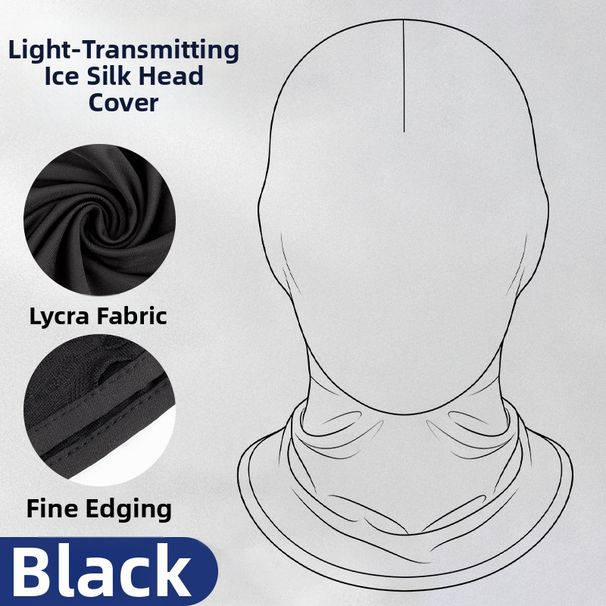 Long Ice Silk Headgear Translucent Full Face Mask Lycra Breathable Hollow Head Covering For Parties Celebrations_desvips.com