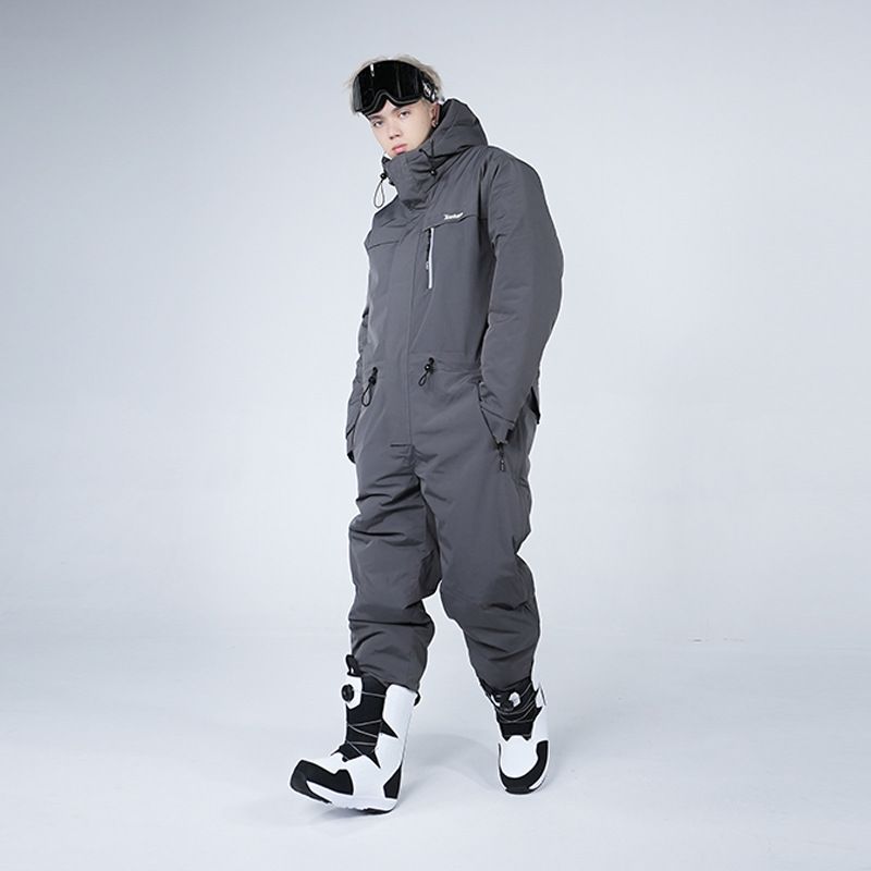 Ski Cold-Proof Unisex One-Piece Outdoor Set Waterproof Windproof Thickened Warm Integrated Cycling Fishing Suit Winter_desvips.com