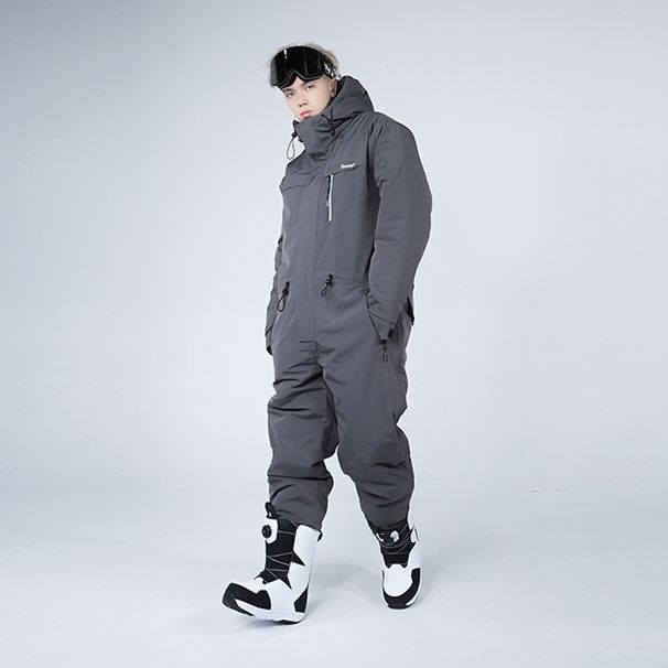 Ski Cold-Proof Unisex One-Piece Outdoor Set Waterproof Windproof Thickened Warm Integrated Cycling Fishing Suit Winter_desvips.com