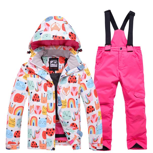 Children's Snowboard Set Girls, Outdoor Ski Suit Kids, Thickened And Warm For Babies_desvips.com