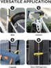 ROCKBROS 4-Digit Combination Cable Lock Bicycle Lock Adjustable Number Lock_desvips.com