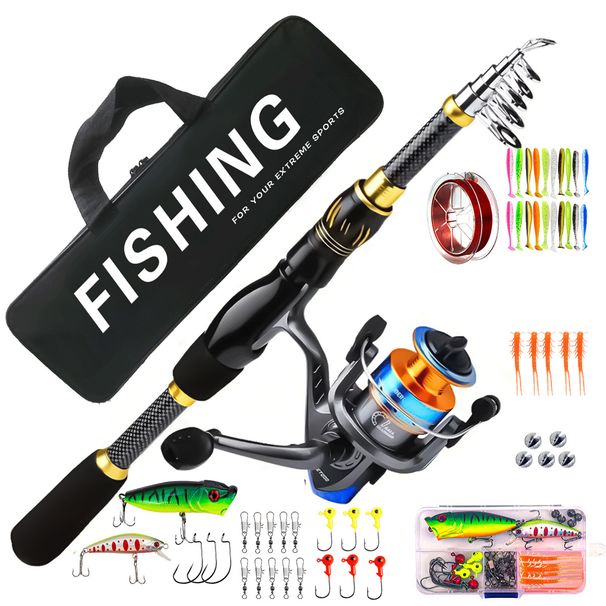 Sea Long-distance Casting Reel, Rod Bag Combination, Sea Fishing Rod, Beginner's Set, In Stock_desvips.com