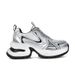 Grape Mom Style Summer Fashion Lace-up Casual Sneakers Breathable Mesh Thick-soled Height-increasing Dad Shoes For Women_desvips.com