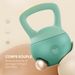 Kettlebell 8 Kg, Avec Poignée Antidérapante, Pour Fitness Musculation Cardio, 19 X 19 X 28 Cm, Vert_desvips.com