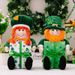New Green Leaf Festival Decoration Irish Gift Box Figurine Display St. Patrick Girl Doll_desvips.com