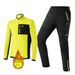 ROCKBROS Men's Winter Jacket and Trousers Set. Windproof, available in EU sizes M - 4XL. Warm and with enhanced visibility._desvips.com