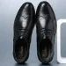 Oxford Genuine Calfskin Leather Brogue Dress Classic Business Formal Shoes Man Handcrafted Mens 240607_desvips.com