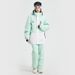 Korean Style Unisex Ski Suit – Windproof & Waterproof Couple’s Ski Jacket & Pants Set | Thermal Insulated Snowboarding Outfit For Men & Women_desvips.com