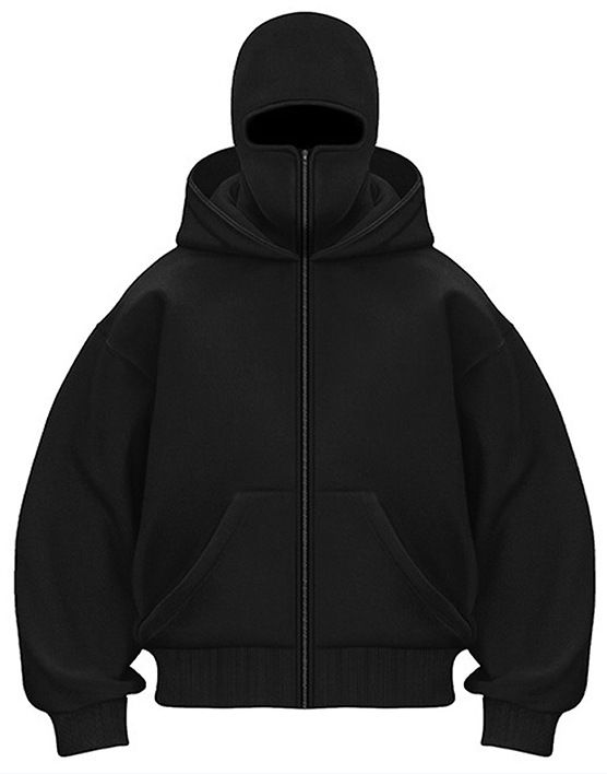 American Style Double-Headed Zipper Niche Design New Eye-Visible Simple Embroidery Full-Face Windproof Jacket_desvips.com