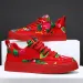 Fashion Casual Outdoor Men Running Sneakers Comfortable Floral Cloth Platform Walking Lightweight Tennis Shoes 260228_desvips.com