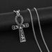 Ankh Cross Titanium Steel Pendant Niche Ancient Egyptian Symbol Necklace Men's Accessory_desvips.com