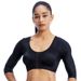 Front Button Yoga Running Shock-absorbing Sports Bra Without Steel Ring Gathering And Adjustable Back Top With Seven_desvips.com