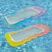 Adult Water Recreation Neck Pillow Single Inflatable Lounge Chair PVC Sequin Gradient Wave Clip Net Inflatable Floating Row_desvips.com