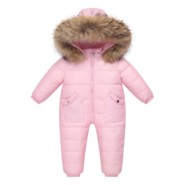 Kids Snowsuits Baby Boys' And Girls' Down Rompers, Bodysuits, And Outdoor Clothing_desvips.com