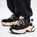 Casual Leather Surface Thick Bottom Dad Men's Low Top Bread Agan Autumn New Style Sporty Leisure Board Shoes_desvips.com
