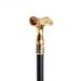 Crane Walking Cane Orange Gemstone Fashion Decorative Walking Stick Gentleman Elegant Cosplay Cane Knob Crosier 93cm_desvips.com