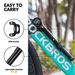 ROCKBROS Bicycle Air Pump, Mini Pump with 320PSI, Compatible with Presta and Schrader Valves, Equipped with Pressure Gauge_desvips.com