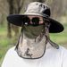 Unisex Outdoor Sun Hat With Face Cover - UPF 50+ UV Protection & Quick-Dry For Hiking/Fishing_desvips.com