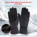 Outdoor Black Cycling Winter Supplies Thickened Warm Windproof Waterproof Skiing Anti-Slip Touch Screen Tactical Gloves_desvips.com
