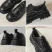 STRONGSHEN Men Casual Leather Thick Soled Formal Fashion Handmade Brogue Business Shoes Oxford Zapatos Hombre 240614_desvips.com