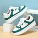 Couple's Thick Soled Skateboard Breathable, Lightweight, Casual Sports Student Outdoor Versatile Trendy S, Women's_desvips.com