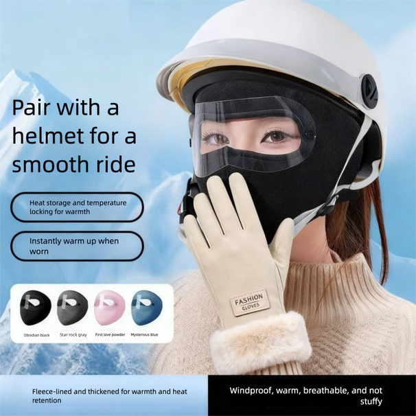 Autumn And Winter Cycling, Full Face Mask, Cycling, Running, Cold And Windproof, Men's And Women's Warm Masks, Sports Protective Equipment_desvips.com