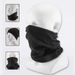 SportLife Soft Neck Warmer Gaiter Solid Color Drawstring Design Fleece Neck Gear For Cycling Outdoor Windproof And Warm Face Mask_desvips.com