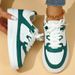 Couple's Thick Soled Skateboard Breathable, Lightweight, Casual Sports Student Outdoor Versatile Trendy S, Women's_desvips.com