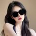 Square-frame With Chain, Women's Large-frame That Make The Face Look Smaller, Sun Protection Glasses, 2025 New Cat-eye_desvips.com