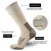 80% For Men Women Thicken Warm Hiking Cushion Crew Merino Wool Sports Socks Moisture Wicking Euro Size_desvips.com