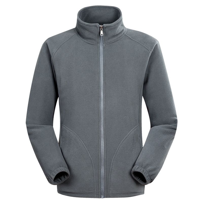 Outdoor Jacket Men's Autumn Winter Warm Polar Fleece Sweatshirt Sports Casual Coat_desvips.com