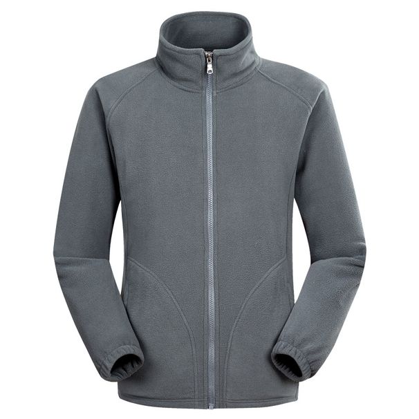 Outdoor Jacket Men's Autumn Winter Warm Polar Fleece Sweatshirt Sports Casual Coat_desvips.com