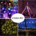 Mocalido 40ft Globe String Lights With 80 LEDs, Battery Operated, Remote Control, Warm White And Multicolor, Waterproof For Outdoor And Indoor Use, Ca_desvips.com