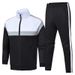 001 Cross-Border Casual Men Outdoor Sports Spring Autumn Sweatshirt Jacket School Group Uniform Two-Piece Set_desvips.com