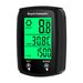 Bicycle Computer Road Backlight Waterproof Large Screen Speedometer Outdoor Mountain Bike Cycling Odometer_desvips.com