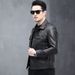 New Haining Genuine Men's First Layer Cowhide Turn-Down Collar Fashionable Motorcycle Short Leather Jacket Autumn Wear_desvips.com